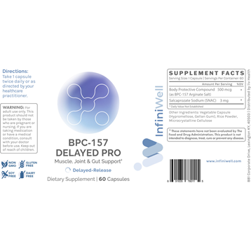 BPC-157 Delayed Pro – 500mcg 60 count — image 2