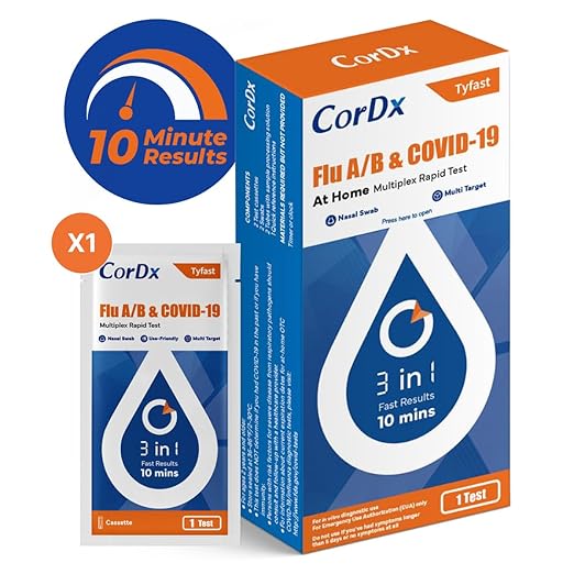 CorDx FLU A/B & Covid-19 (1 test/package)